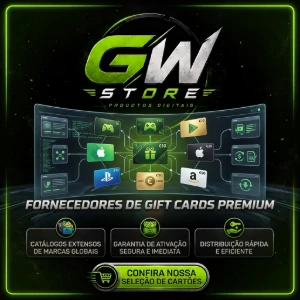 Lista de Fornecedores de Gift Cards |Centenas de Sites + PDF - Listas de Fornecedores