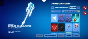 Conta fortnite com 17mil vbucks e algumas skins