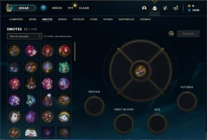 Conta prata 2  com 23 Champs e 5 Skins - League of Legends LOL