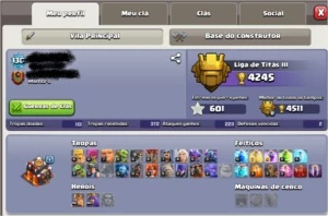 Conta Clash of Clans cv 10.5 MUITO BEM UPADA