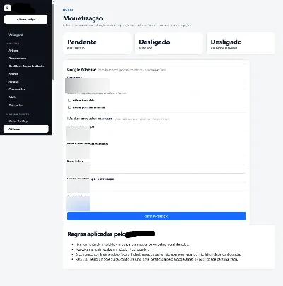 🚀 Sistema de Blog Profissional em PHP para Google AdSense🔥 - Sites, Lojas e Sistemas Prontos Sites e Scripts