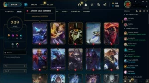 Conta de 2016 , platina - League of Legends LOL