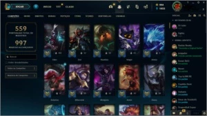 Conta de 2016 , platina - League of Legends LOL