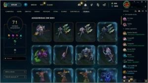 Conta de 2016 , platina - League of Legends LOL