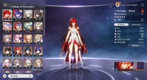 Conta Honkai Star Rail Himeko Nova S1 Negociavel - Honkai: Star Rail