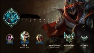CONTA  PLATINA 5 - League of Legends LOL