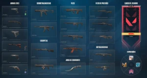 conta Valorant Com Skins - ouro - vingança de gaia