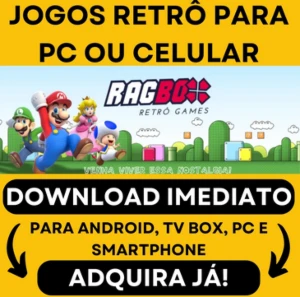 🎮 Games Retrô – 30 Consoles + 9000 Jogos (PC + Mobile + TV)
