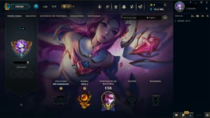 Conta League of Legends com Kai'sa Guardiã Estelar LOL