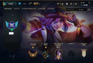 Conta Unranked com TODOS os Champs e 212 Skins (ADC / SUP)