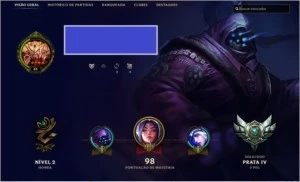 Conta de League of Legends LvL 31 LOL