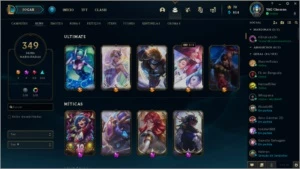 Conta Riot LOL+VALORANT 350+ skins - League of Legends
