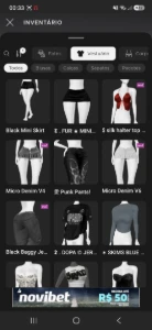 Conta feminino de imvu
