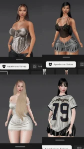 Conta feminino de imvu