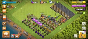 Clash of clans cv9 por R$70