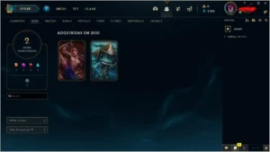 Conta nivel 48 Gold 4 mmr boa - League of Legends LOL