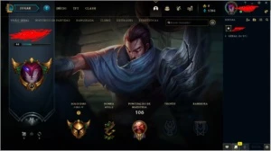 Conta nivel 48 Gold 4 mmr boa - League of Legends LOL