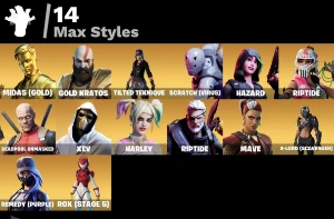 Conta fortnite 90 skins | The Reaper | Blue Squire | Royale