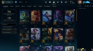 conta de lol - League of Legends