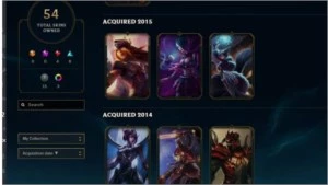 Conta LoL D4 - Todas as vitoriosas a partir da season 3 - League of Legends
