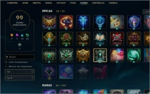 Conta LoL D4 - Todas as vitoriosas a partir da season 3 - League of Legends