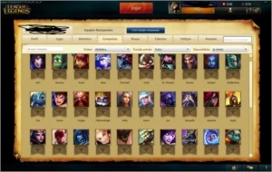 Conta League of Legends Ouro5 com 50 champs LOL