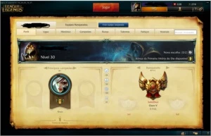 Conta League of Legends Ouro5 com 50 champs LOL