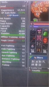 Sell Paladin 165 + Knight 103 + Knight 104 + Sorcerer 15 - Tibia