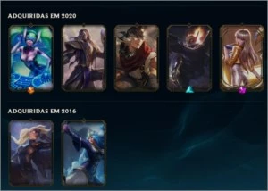 Conta Lol platina 4 na season passada - League of Legends