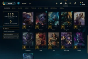 Conta ferro 1 com 26 Champs e 2 Skins - League of Legends LOL