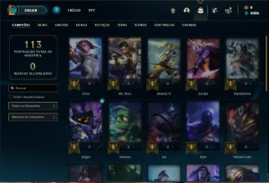 Conta ferro 1 com 26 Champs e 2 Skins - League of Legends LOL