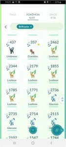 Conta Pokémon go level 34
