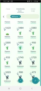 Conta Pokémon go level 34