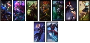 CONTA LEAGUE OF LEGENDS BR- 9 SKINS - 50 CHAMPS - UNRANKED LOL