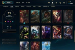 CONTA DE LOL GOLD / LEVEL 113 VÁRIAS SKINS BOAS - League of Legends
