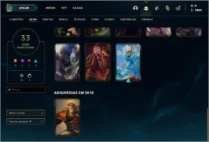 CONTA DE LOL GOLD / LEVEL 113 VÁRIAS SKINS BOAS - League of Legends