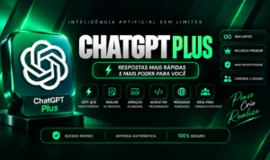 ChatGPT Plus 5.6 | GPT-5.6 | Chat GPT Premium | IA Pro |30D - Inteligência Artificial