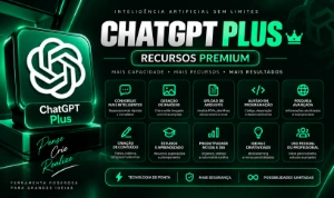 ChatGPT Plus 5.6 | GPT-5.6 | Chat GPT Premium | IA Pro |30D - Inteligência Artificial
