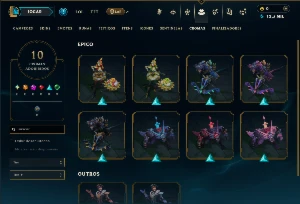 Prata 4 com 130 Champs e 45 Skins ( MONO JG ) - League of Legends LOL