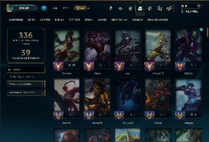Prata 4 com 130 Champs e 45 Skins ( MONO JG ) - League of Legends LOL