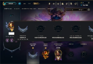 Prata 4 com 130 Champs e 45 Skins ( MONO JG ) - League of Legends LOL