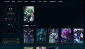 CONTA EM MD10 - PRATA IV, NIVEL 68 - 8/10 IN MD10 - League of Legends LOL