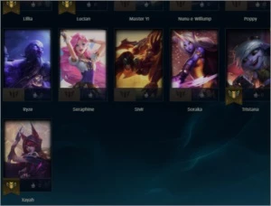 Conta gold 2 (poucos jogos) - League of Legends LOL