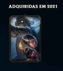Conta gold 2 (poucos jogos) - League of Legends LOL