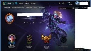 Conta League of legends Gold V Level 91 LOL