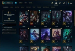 conta gold 1 - League of Legends LOL
