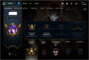 conta gold 1 - League of Legends LOL