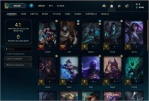 conta gold 1 - League of Legends LOL