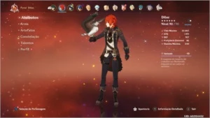 (BR)  🔴 CONTA GENSHIN ⭐AR 55⭐  Diluc (C1), Xiao, Venti