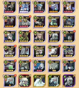 Conta AFK Arena End-Game • Level 400 • Cristal 827 • 150 Asc - Seven Deadly Sins